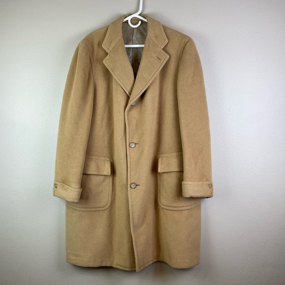 Vintage Abercrombie & Fitch Camel Hair and Wool Coat